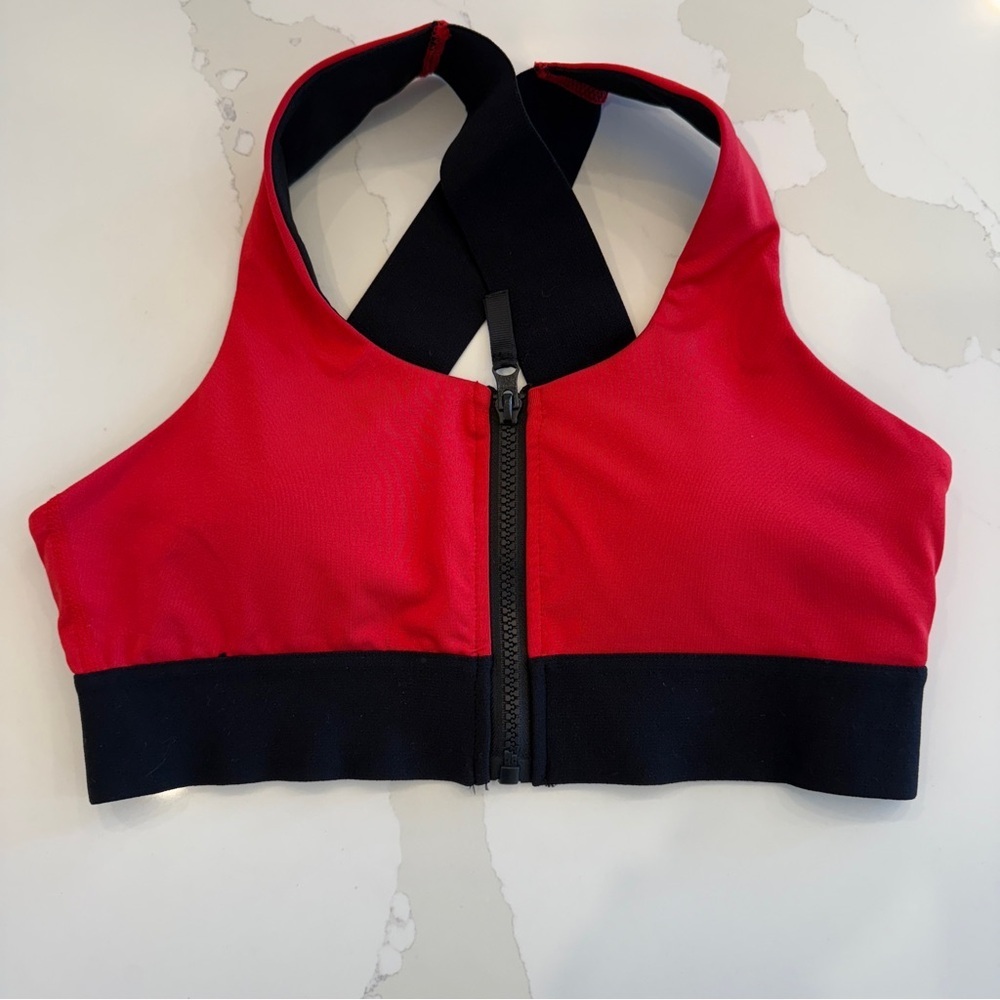 Minkpink Move Women's Red Sports Bra Size S Medium Support Activewear